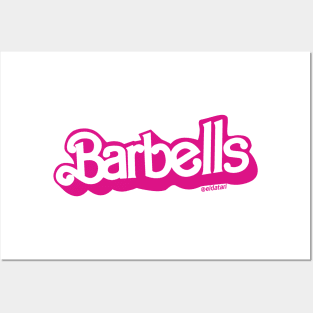 I'm a Barbell Girl Posters and Art